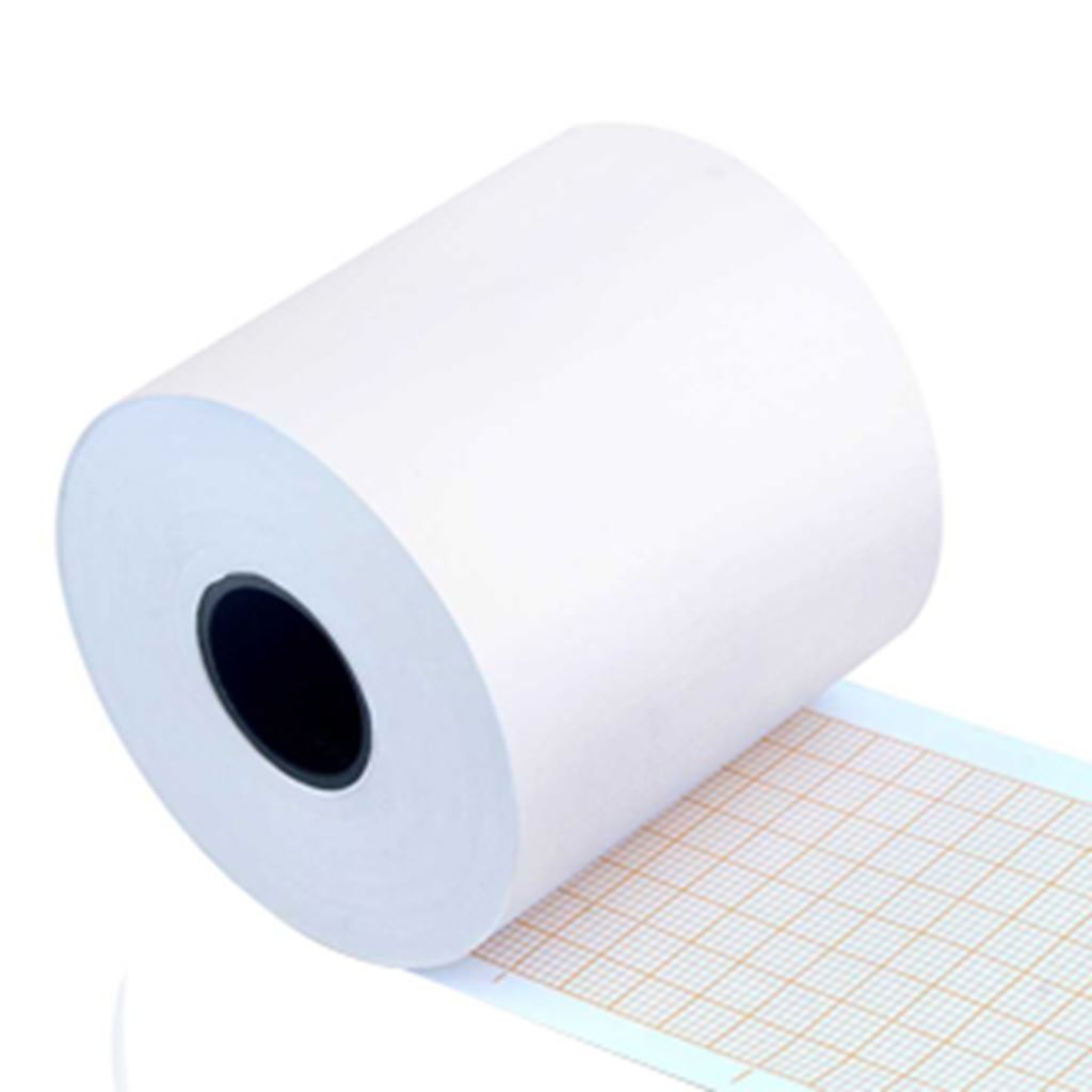 Papel para Electrocardiógrafo de 1 Canal Carewell en Rollo de 5 cm