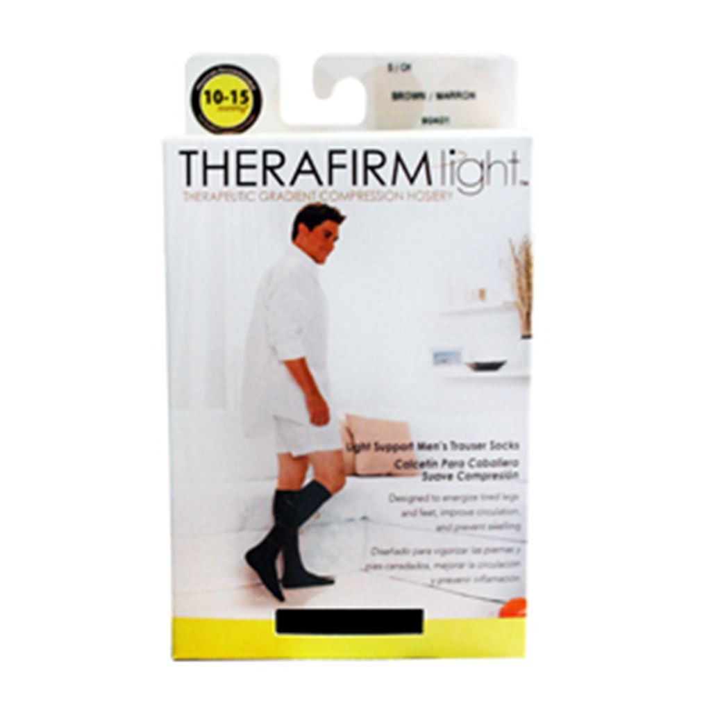 CALCETIN THERAFIRM BAJA COMPRESION (10-15 mmHg) CABALLERO TALLA CHICA COLOR NEGRO