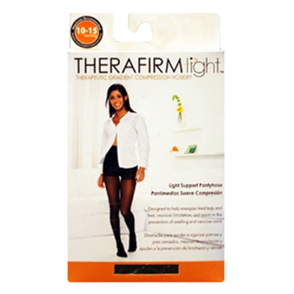 PANTIMEDIA THERAFIRM BAJA COMPRESION (10-15 mmHg) TALLA GRANDE COLOR NEGRO