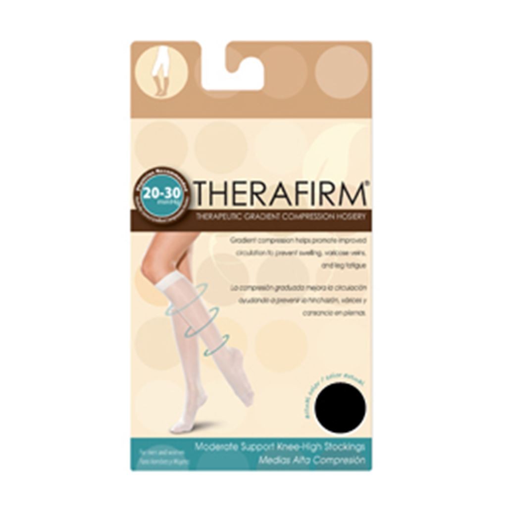 TOBIMEDIA THERAFIRM ALTA COMPRESION (20-30 mmHg) TALLA X-GRANDE COLOR NEGRO