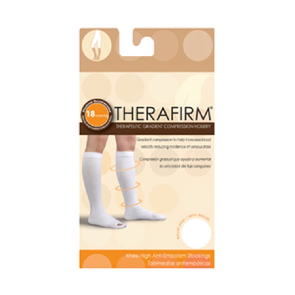 TOBIMEDIA THERAFIRM ANTIEMBOLICA (18 mmHg) TALLA GRANDE COLOR BLANCO