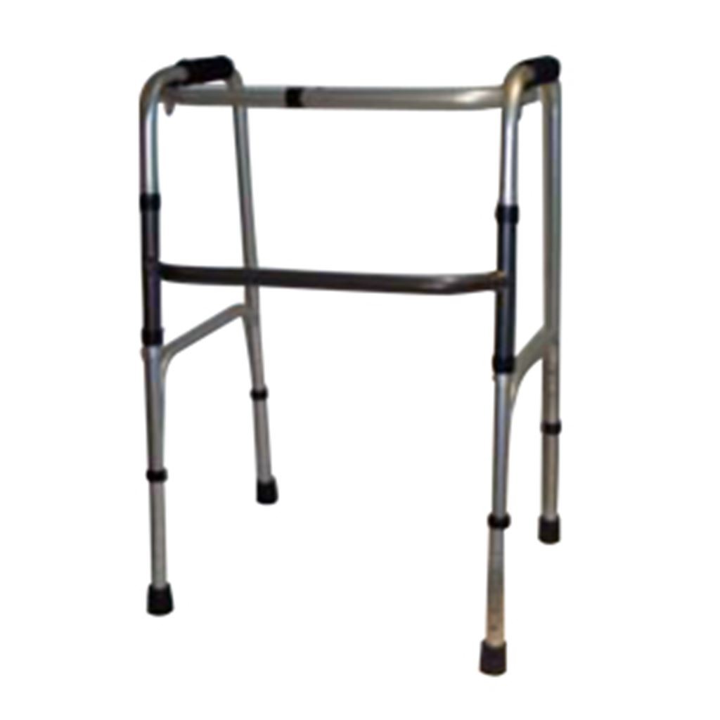 ANDADERA DE ALUMINIO PLEGABLE CROMADA