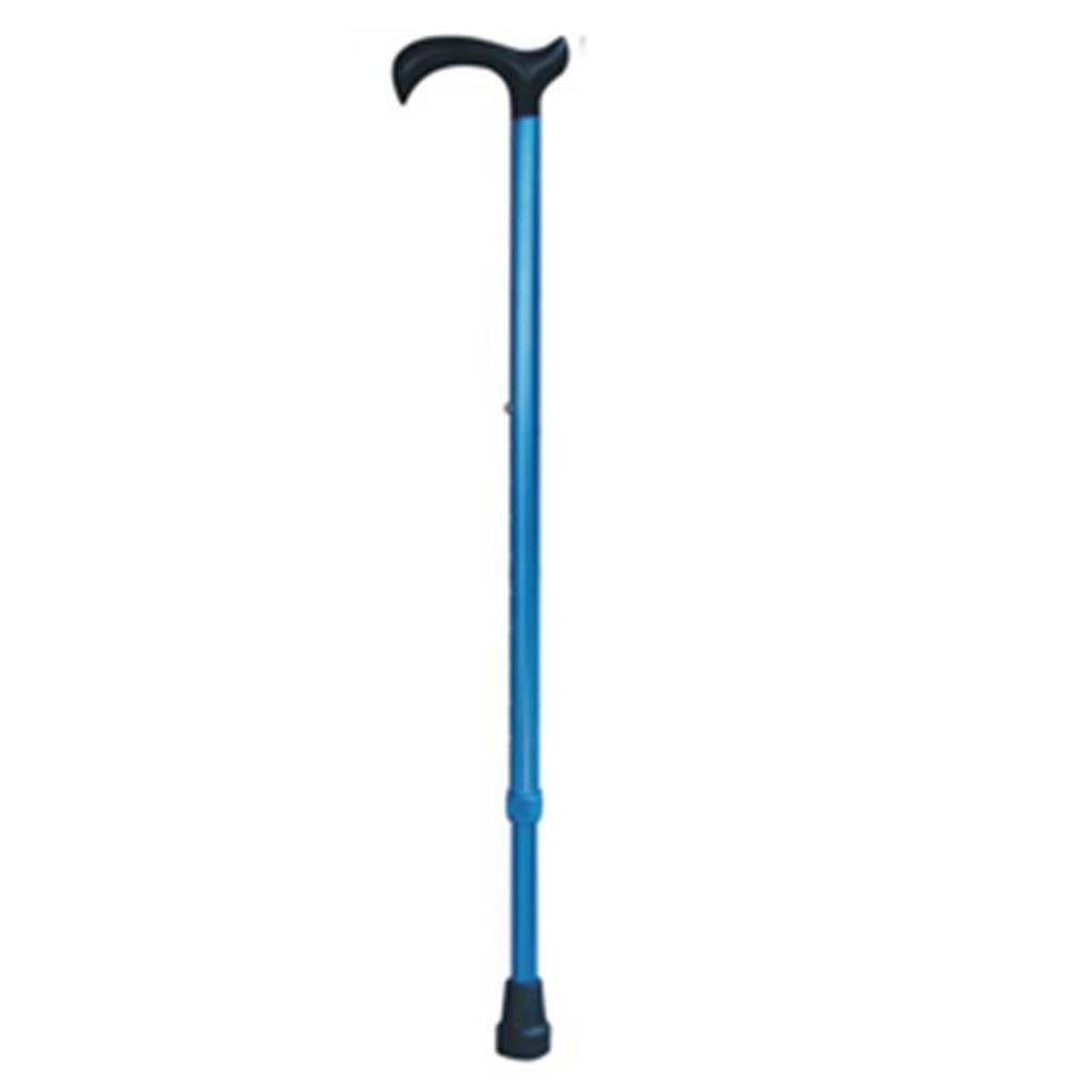 BASTON DE ALUMINIO RIDER DE 1 APOYO MANGO ALEMAN NEGRO