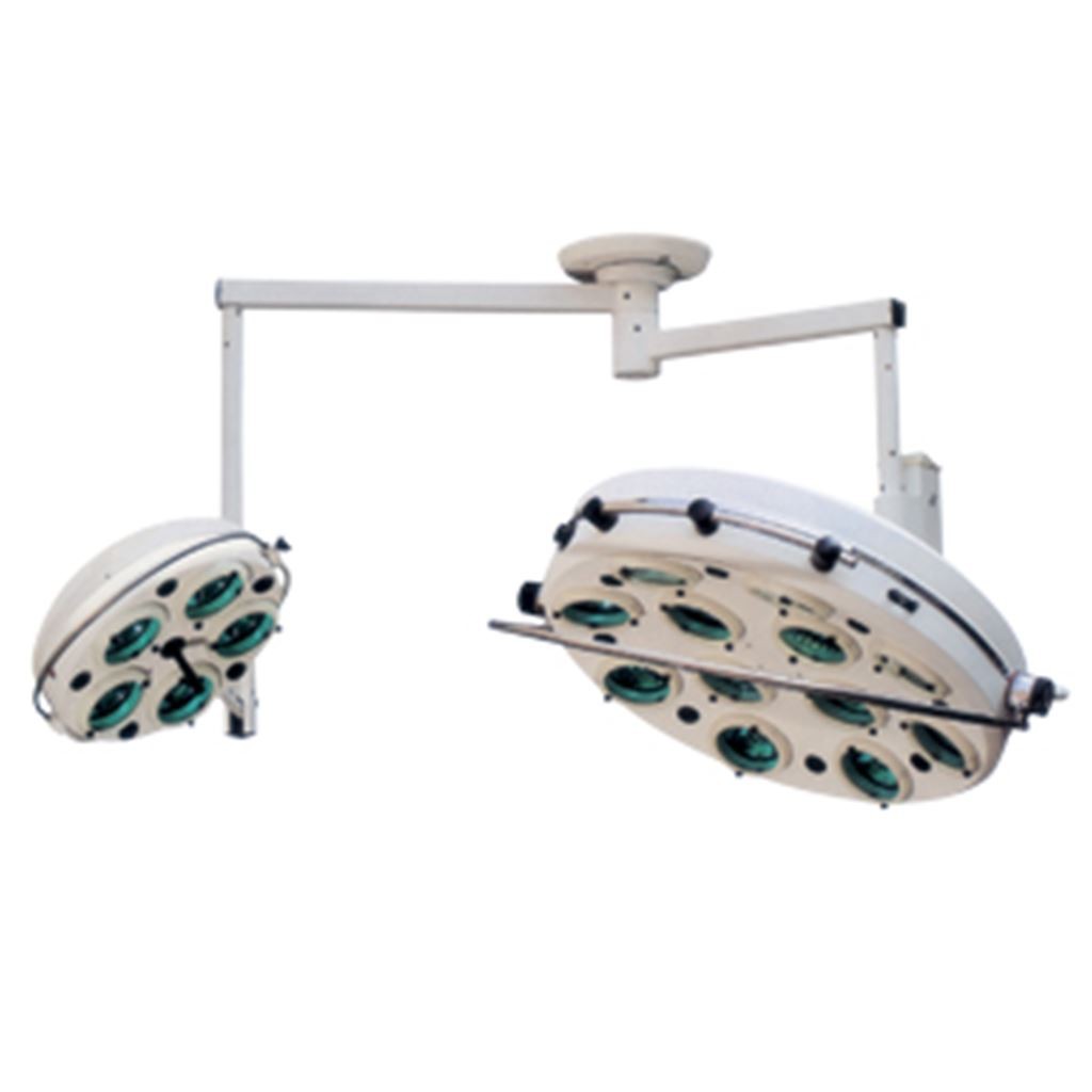 Lámpara de Quirófano PAX 2 Satélites de 12 y 5 Focos con Soporte Articulado