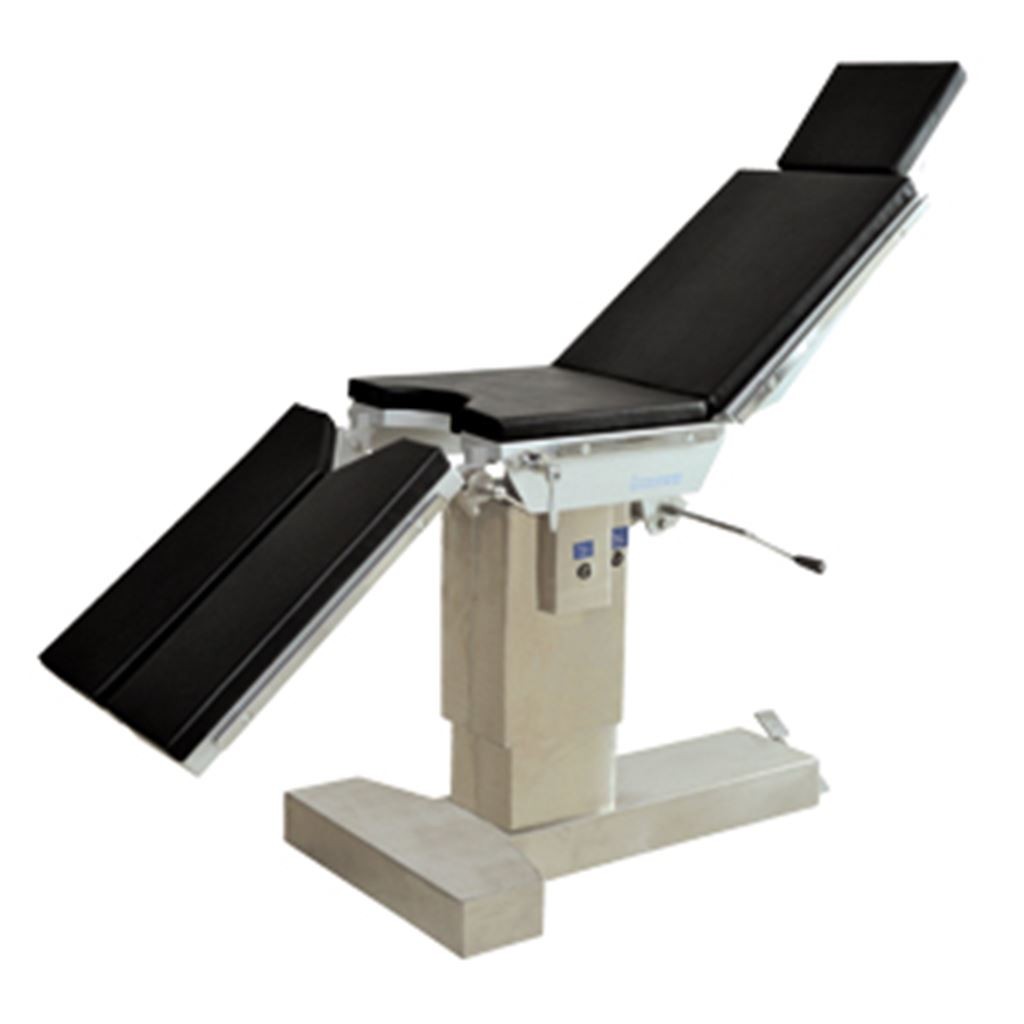 Mesa de Operaciones PAX Hidráulica con 4 Secciones Ajustables y Soportes para Pierna con 1 Palanca