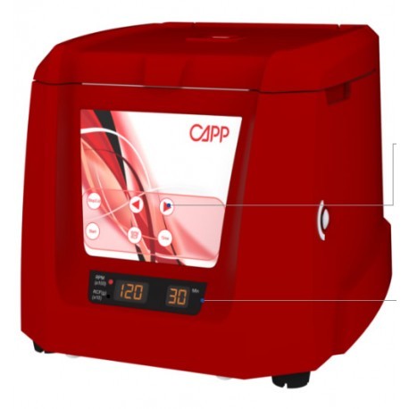 CENTRIFUGA CLÍNICA 6x 10 15mL,  ADAPTADORES 5mL, 7mL, 1.5mL y 2mL - CAPP