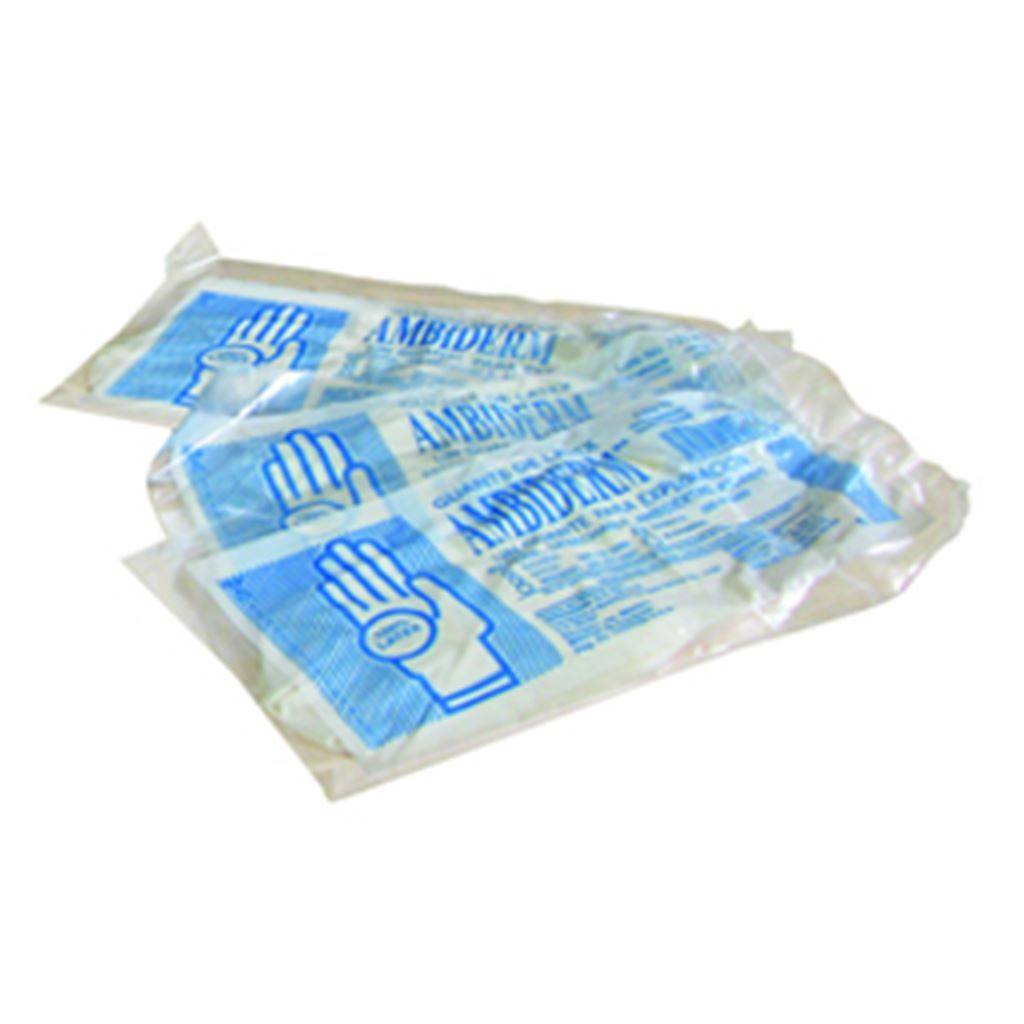 GUANTE AMBIDERM DE LATEX PARA EXPLORACION ESTERIL BAJO EN POLVO GD PAR