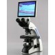 MICROSCOPIO TRINOCULAR COMPUESTO, PANTALLA LCD TOUCH, 40X-1000X - AMSCOPE