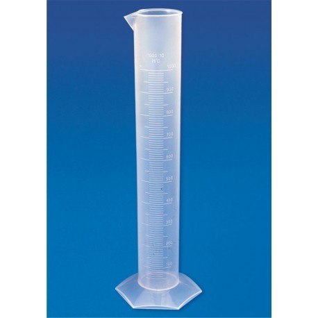 PROBETA GRADUADA POLIPROPILENO, BASE HEXAGONAL - POLYLAB