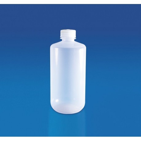 BOTELLA BOCA ANGOSTA C/TAPA A PRUEBA DE FUGAS, (POLIPROPILENO / AUTOCLAVABLE) - POLYLAB