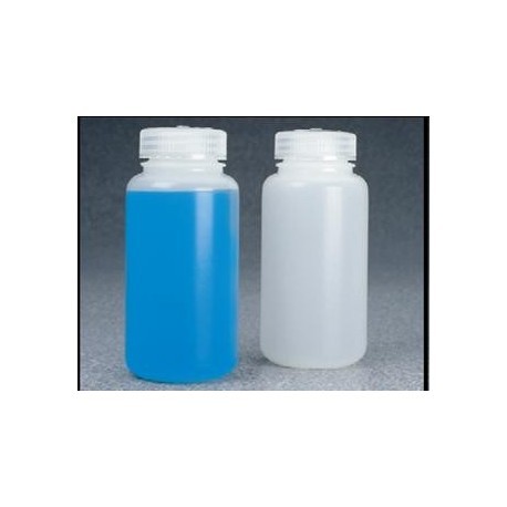 BOTELLA BOCA ANCHA CON CONTRATAPA, (POLIETILENO / NO AUTOCLAVABLE)