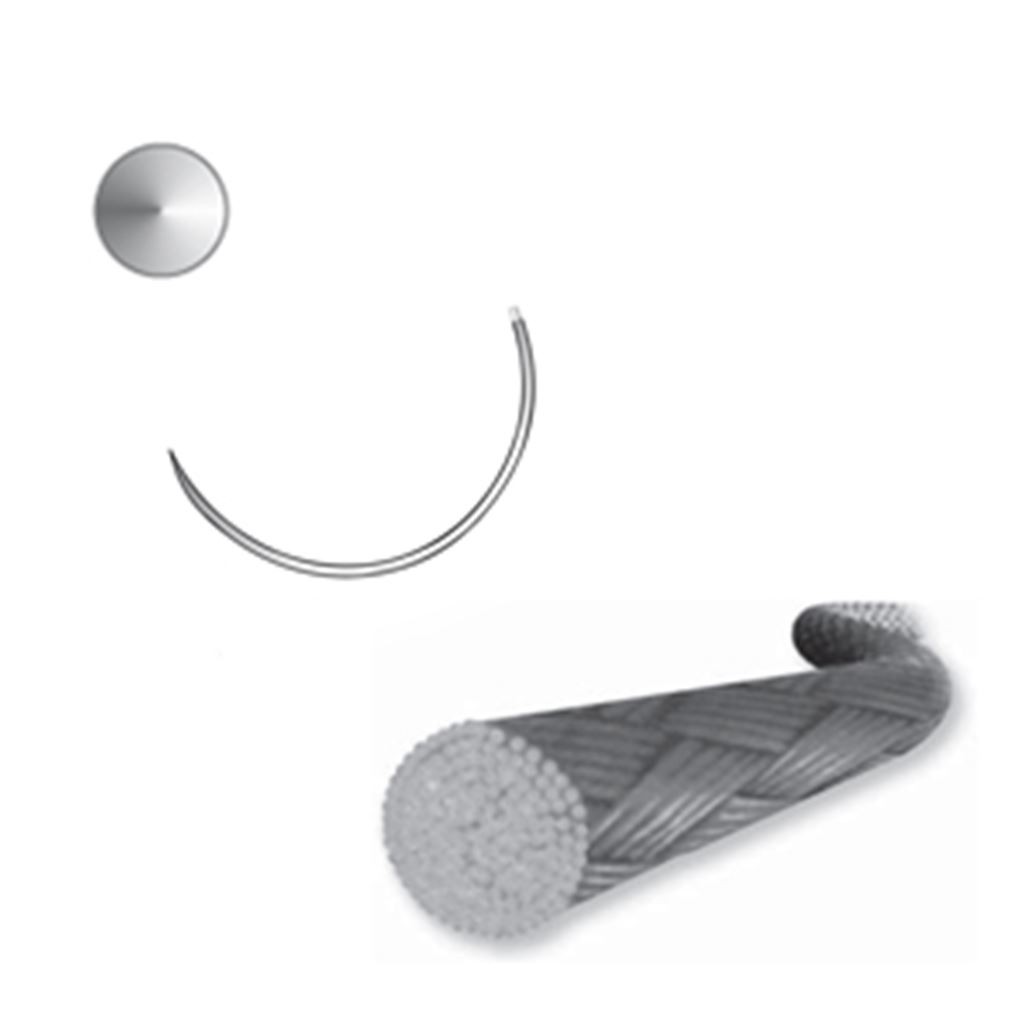 SUTURA SEDA TRENZADA 3/0 AHUSADA NORMAL