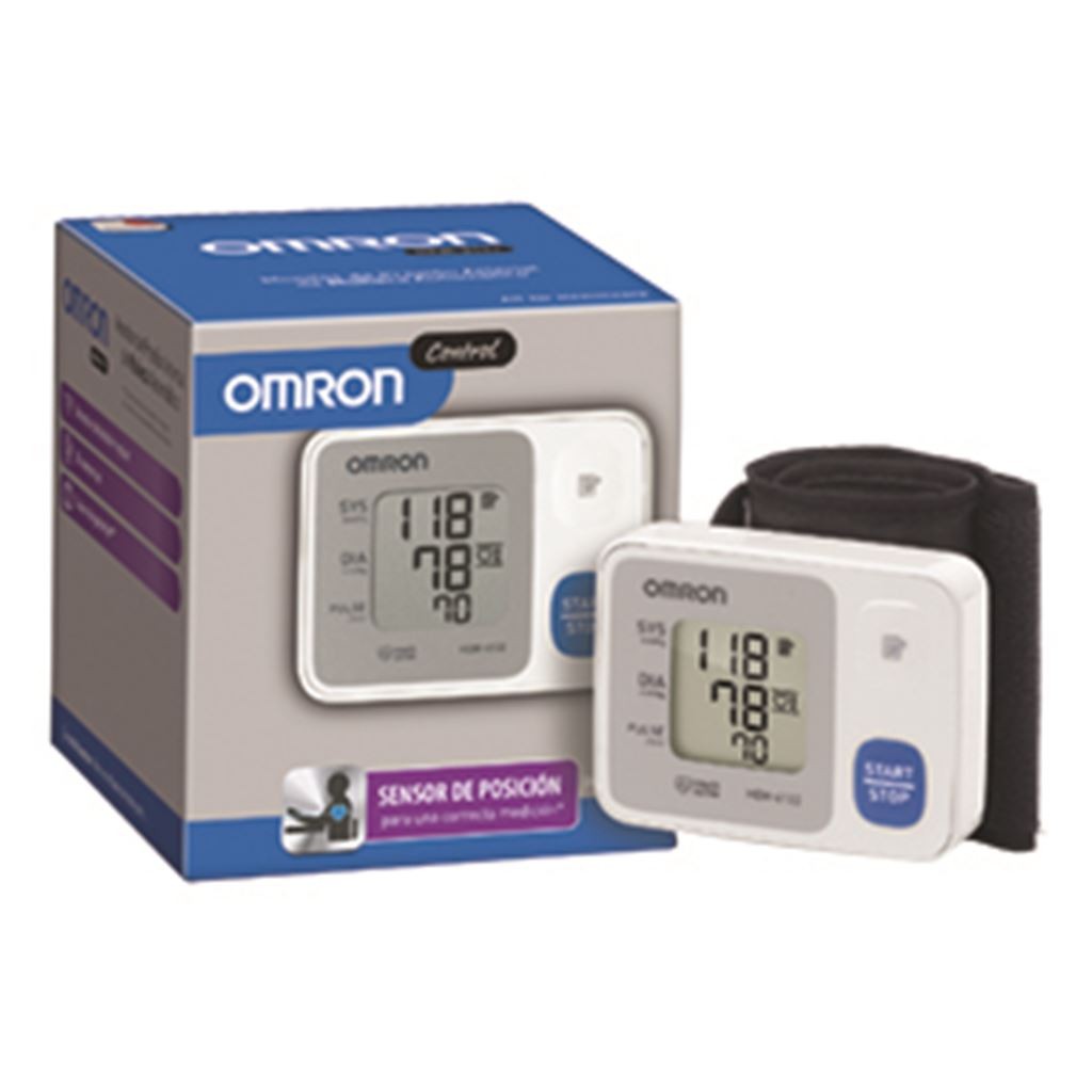 Baumanómetro Digital Omron de Muñeca con 30 Memorias e Indicador de Latino Irregular