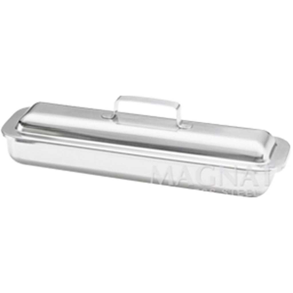 CHAROLA PARA CATÉTER E INSTRUMENTAL CON TAPA 320 X 95 X 50 MM