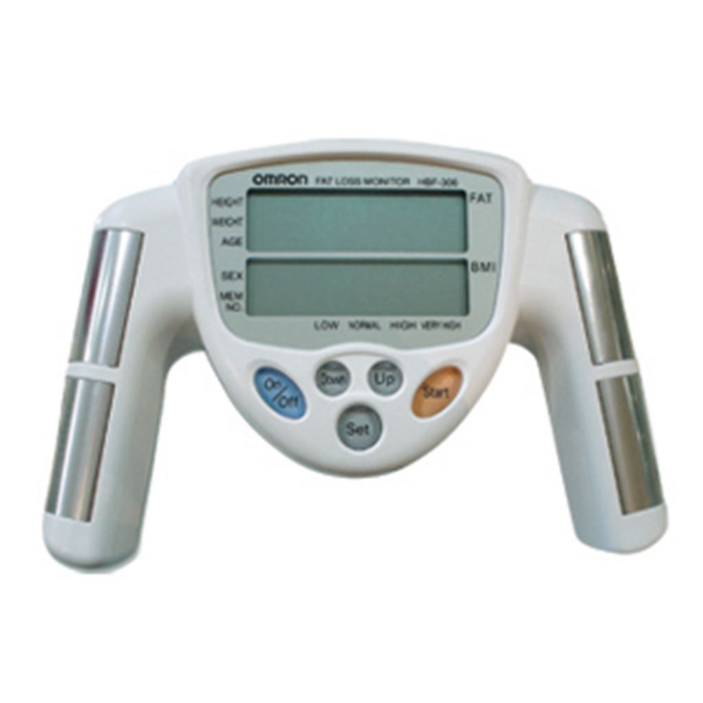 Monitor de Grasa Corporal Omron Digital con 2 Indicadores y 9 Memorias