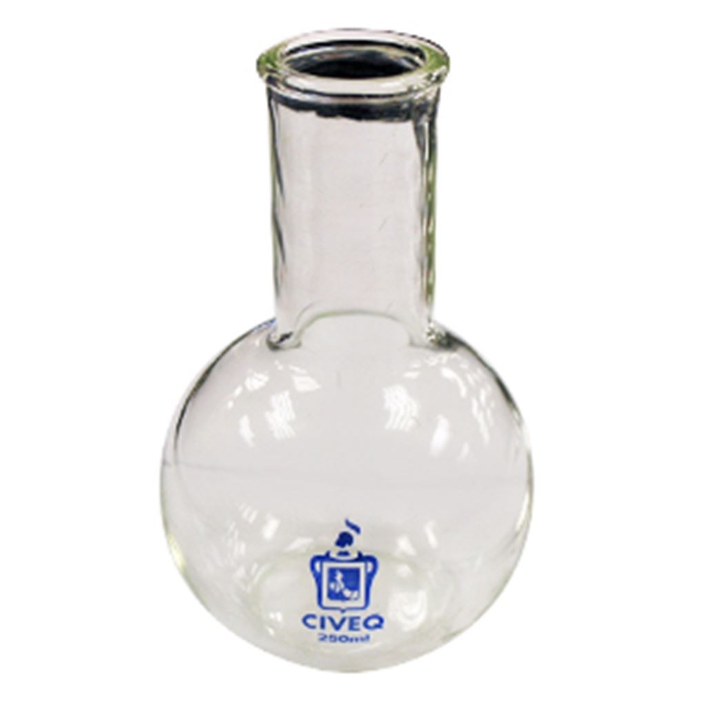 MATRAZ REDONDO FONDO PLANO CUELLO LARGO DE 250 ML